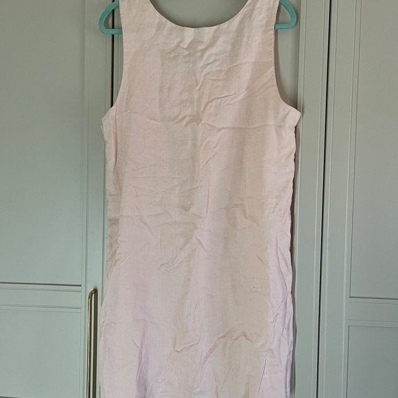 Pink Linen Dress - Picture 3 of 4